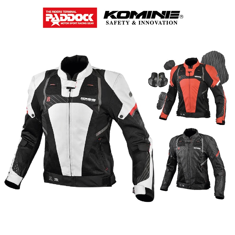 KOMINE เสื้อการ์ด รุ่น JK-151 R-Spec Protect Mesh jacket | Shopee