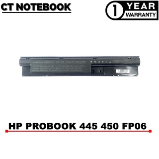 BATTERY HP ProBook FP06 450 440 445 455 470 / แบตเตอรี่โน๊ตบุ๊ค HP ประกัน 1 ปี พร้อมส่ง