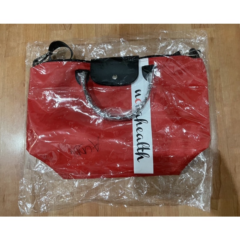 กระเป๋าจุสัมภาระทรงlongcham-สีแดง