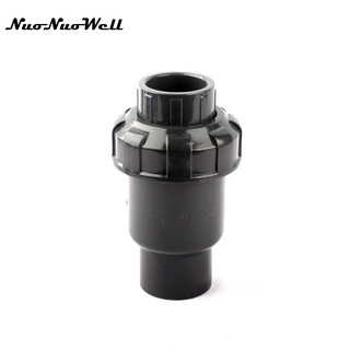 1pcs NuoNuoWell ANSI 1&amp;quot; PVC Waterstop Connector Check Valve Tap Adapter Pipe Fittings Water Pump Accessories Tube J