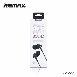 ภาพหน้าปกสินค้าSmall talk REMAX RM-501 หูฟัง หูฟังมีสาย หูฟังรีแม็ค Small talk REMAX RM-501 หูฟัง หูฟังมีสาย หูฟังรีแม็ค ซึ่งคุณอาจชอบราคาและรีวิวของสินค้านี้
