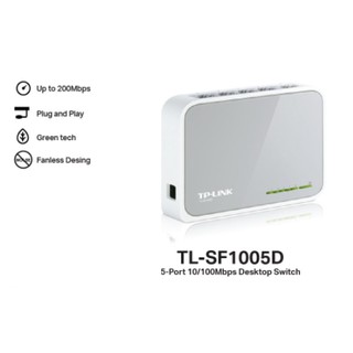 ภาพขนาดย่อของภาพหน้าปกสินค้าTP-Link ️FLASH SALE ️(ราคาพิเศษ) HUB Lan 5/8 PORT D 10/100(TL‑SF1005D)(TL‑SF1008D) จากร้าน kriwit007 บน Shopee ภาพที่ 4