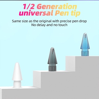 Ankndo หัวปากกาสไตลัส แบบเปลี่ยน สําหรับ Pencil Gen 1/2 ไอแพดแอร์