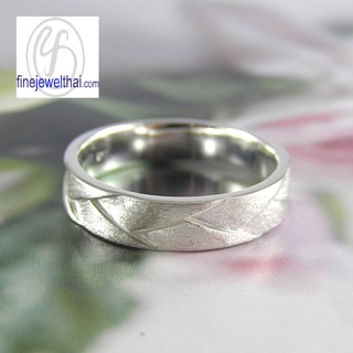 Finejewelthai แหวนเงิน-เงินแท้ 925-แหวนหมั้น-แหวนแต่งงาน-Silver-Wedding-Ring - R127800m