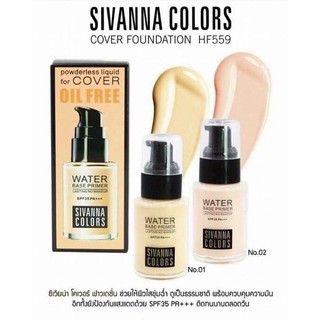 Sivanna colors cover Foundation HF559 รองพื้นSivanna