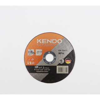 KENDO 63010143 แผ่นตัดเหล็ก 4" 100×1×16mm (ขายขั้นต่ำ 50 ชิ้น)