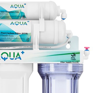 ภาพขนาดย่อของภาพหน้าปกสินค้าเครื่องกรองน้ำ Aqua Plus 5 ขั้นตอน ระบบธรรมดา จากร้าน filtersupply บน Shopee