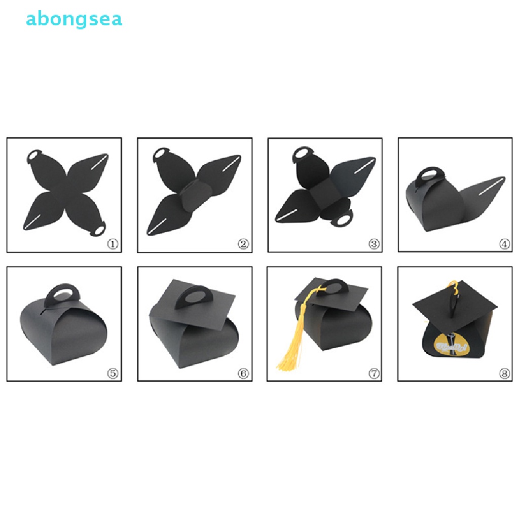 abongsea-ถุงใส่ขนม-หมวกโสด-สไตล์ยุโรป-ของขวัญรับปริญญา-24-ชิ้น