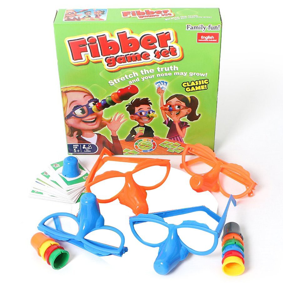 ⭐SHOW⭐Fibber Board Game Set Kids Educational Toys Family Fun Game for 2
