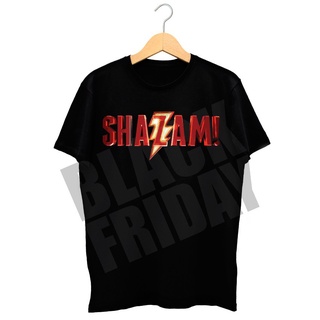 New เสื้อยืดลายกราฟฟิก Shazam Superhero สําหรับผู้ชาย_T213 sale