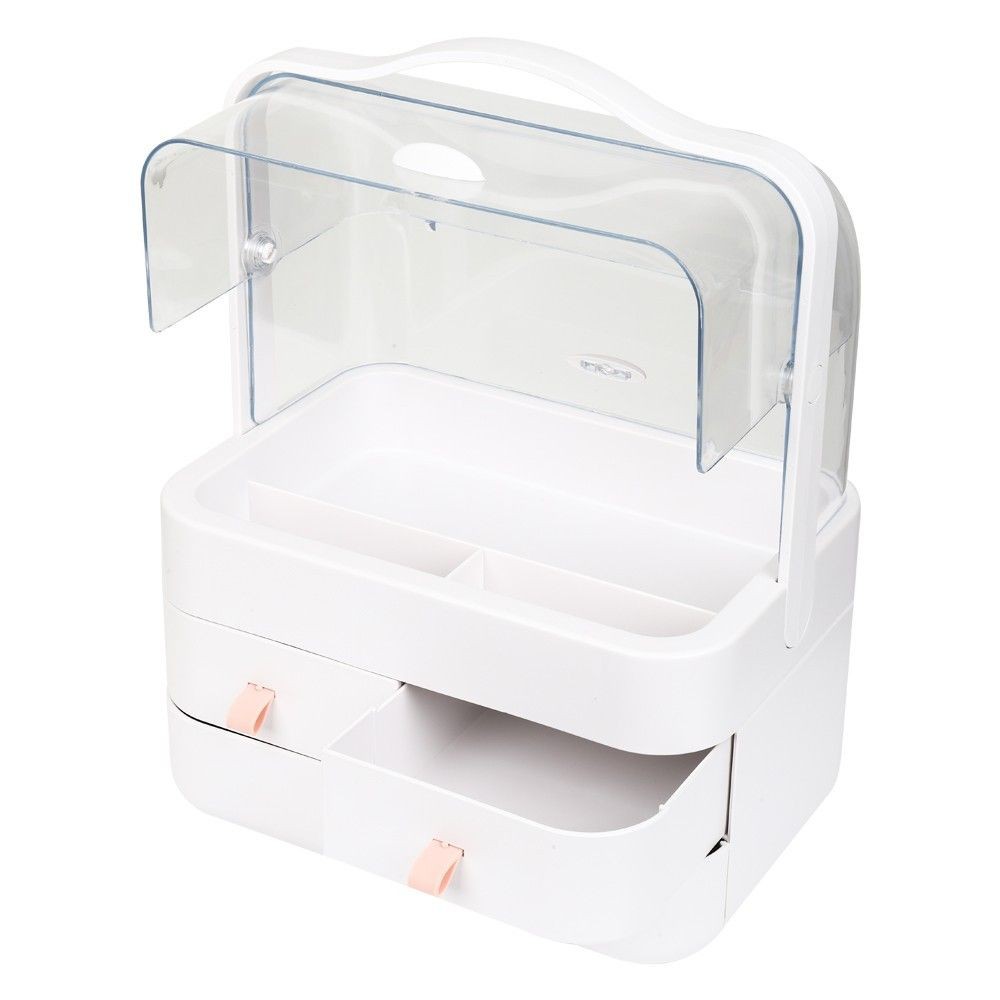 กล่อง-make-up-stacko-29-8x20-4x39-5-ซม-สีขาว-กล่องเก็บเครื่องสำอาง-stacko-ผลิตจากพลาสติกคุณภาพดี-เนื้อหนา-แข็งแรงทนทาน