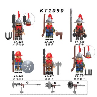 Ming Dynasty Soldiers Minifigures Building Blocks   Compatible KT1090