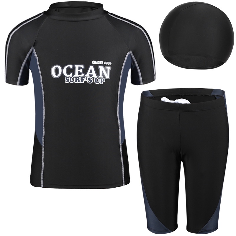 coco-ชุดว่ายน้ำเด็ก-เซท-3-ชิ้น-เสื้อแขนสั้น-กางเกงขาสั้น-หมวก-รุ่น-2681
