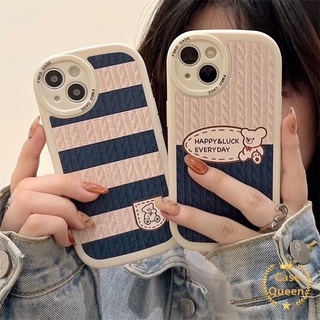 เคสโทรศัพท์มือถือ ลายหมีน้อย สําหรับ OPPO A57 2022 A96 A76 A55 A16 A95 A15 A15s A12 A16K A92 A31 A7 A1K A5S A9 A54 A74 A36 A52 A16E A3S A33 A5 2020 A53 Reno 7Z 6 5 4 4F 7 เคสนิ่ม