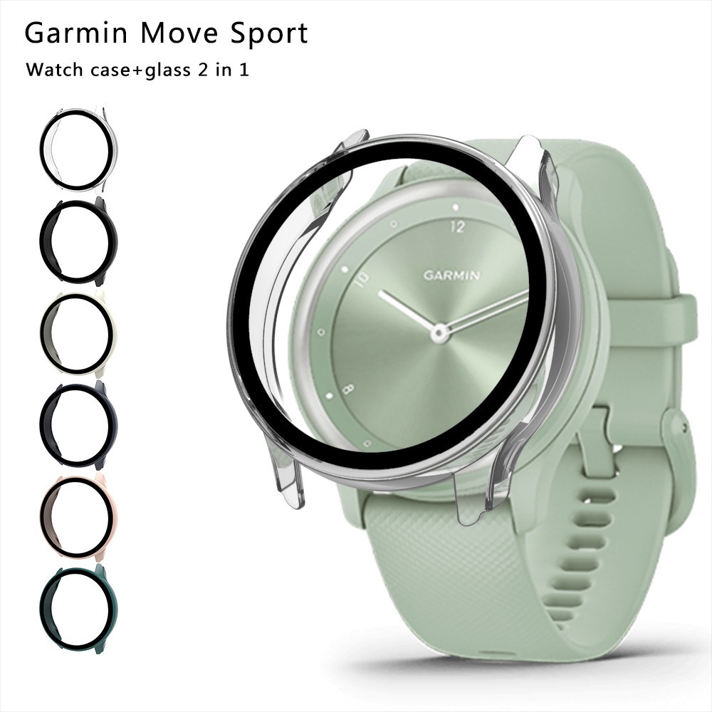 ฝาครอบเคส พร้อมตัวป้องกันหน้าจอ สําหรับ Garmin Move Sport Frame คุณภาพ ...