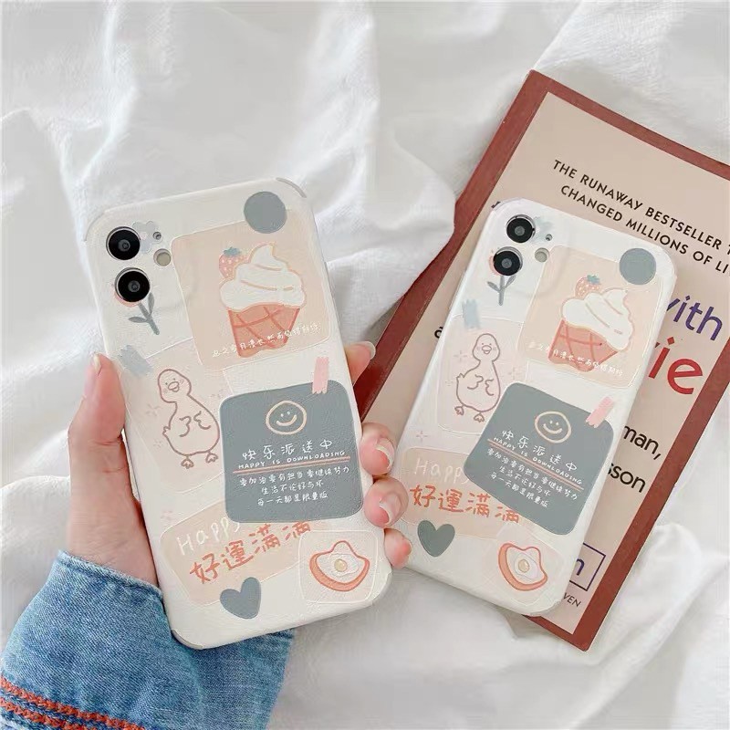 เคสไอโฟน-เคสซิลิโคน-11-promax-iphone-case-for-iphone-x-xs-max-xr-7-8plus-หนังเป็ดไอติม-tpu-r1490