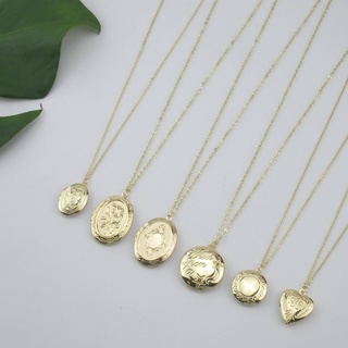ภาพหน้าปกสินค้าสร้อยคอ Locket  #Gold locket necklace #ล็อกเก็ตหัวใจ  #jewelry #locket #panyolpak ที่เกี่ยวข้อง