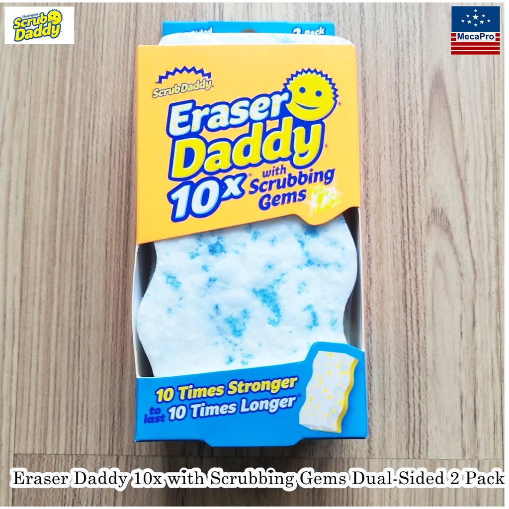 Scrub Daddy® Eraser Daddy 10x with Scrubbing Gems DualSided ฟองน้ำอเนก