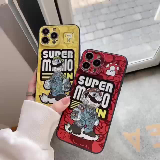 เข้ากันได้สำหรับเคส-iphone-iphone-11-เคสสำหรับ-iphone-14-pro-max-เคส-เคสโทรศัพท์มือถือ-tpu-การ์ตูนคู่ซุปเปอร์มาริโอที่น่ารัก-iphone-13-pro-max-iphone-12-pro-max-11-7plus-8plus-6plus-xr-xs-เคส-iphone