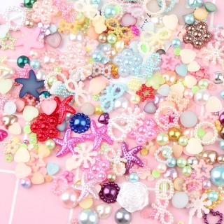 อุปกรณ์เสริม cabochon diy รูปดอกไม้ปลาดาว 40 กรัม/แพ็ค