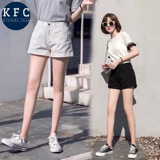 ภาพขนาดย่อของสินค้าKFC มี 6 ไซด์  กางเกงยีนส์เกาหลี  กางเกงยีนส์ขาสั้นปลายขาพับ  เหมาะสำหรับชอบสไตล์ขาพับ 2033