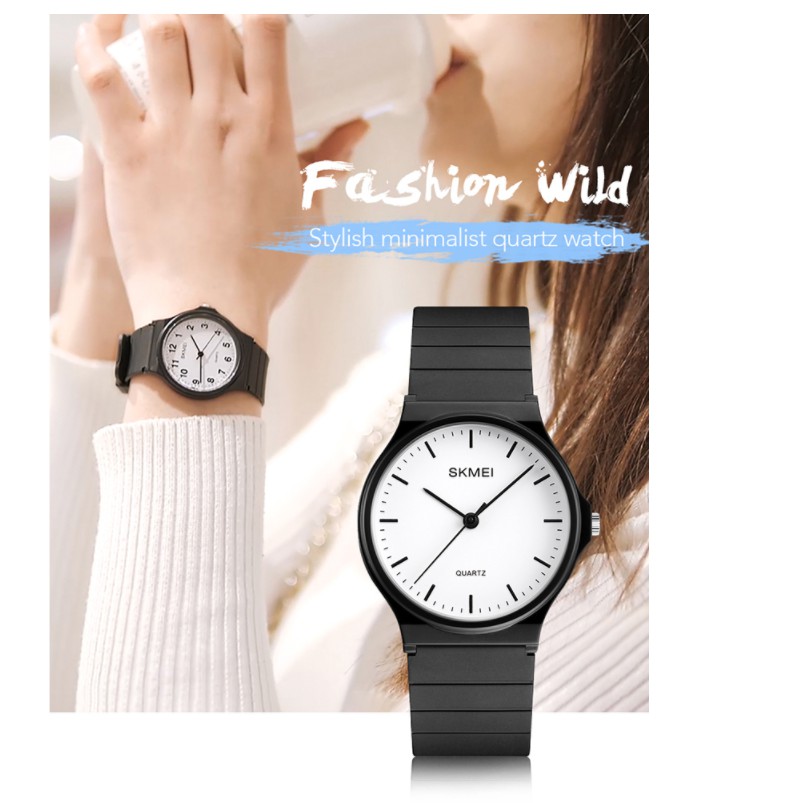 ภาพสินค้าSKMEIนาฬิกาข้อมือ สายหนัง PU ระบบอนาล็อก กันน้ำ แฟชั่นผู้หญิง จากร้าน skimei.th บน Shopee ภาพที่ 6