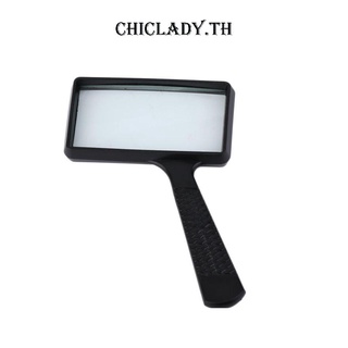 Light Weight 4X Rectangular Handheld Large Reading Magnifying Glass Magnifier