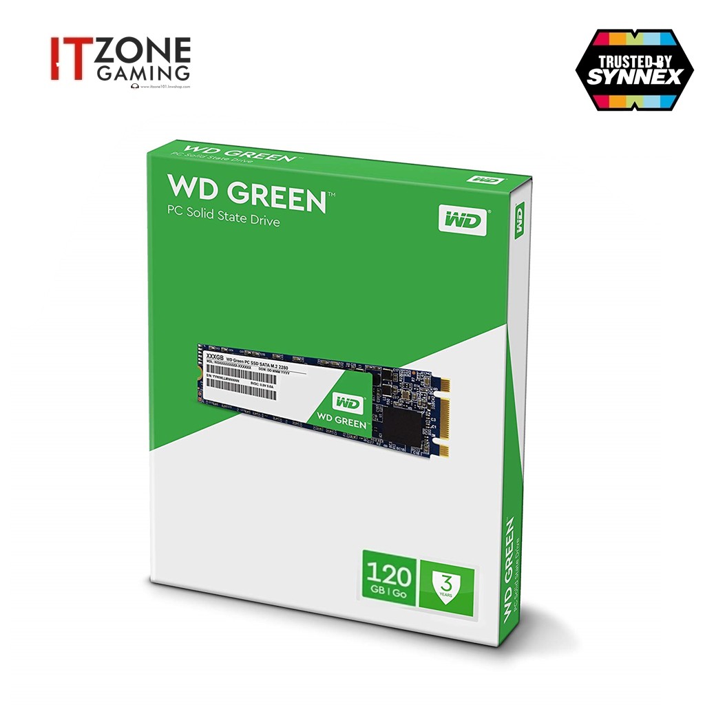 SSD 120 GB WD M2. 2280Green (SSD120GB-M.2-GREEN 3D) ประกัน synnex ...
