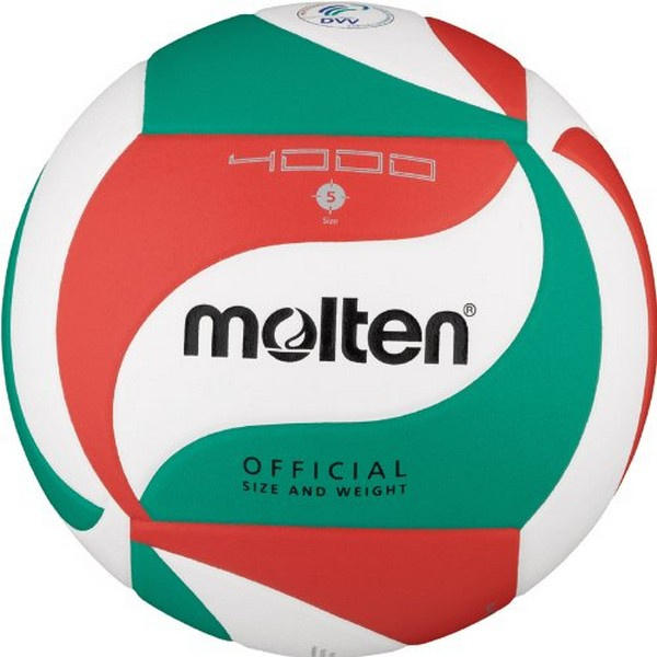 ภาพหน้าปกสินค้าMOLTEN วอลเลย์บอล ลูกวอลเลย์บอลหนัง เบอร์ 5 Volleyball PU th V5M4000 (900) (แถมฟรี ตาข่ายใส่ลูกฟุตบอล +เข็มสูบลม) จากร้าน sportlandwear บน Shopee