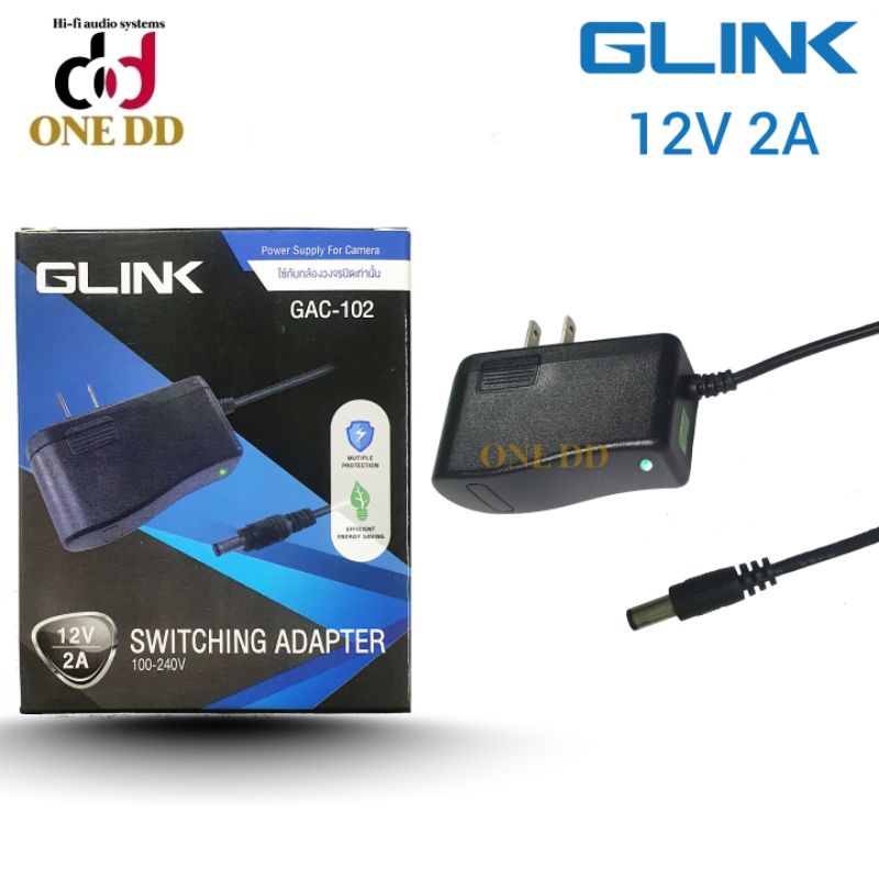 glink-adapter-อะแดปเตอร์กล้องวงจรปิด-12v-2a-5-5x2-5-รุ่น-gac-102-power-supply-for-camera