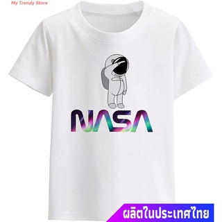 My Trendy Store เสื้อยืดยอดนิยม Yehtzer NASA Shirts Mens O-Neck Cotton Tees Fashion Casual Short Sleeve T-Shirts Sports