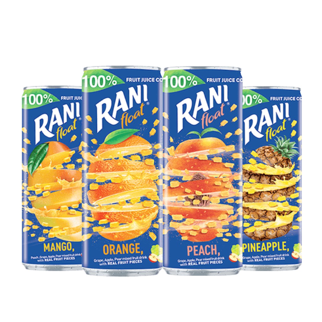 Rani Float Orange Fruit Drink 240ml ++ รานี โฟลต์ น้ำผลไม้รสส้ม 240 มล. ...