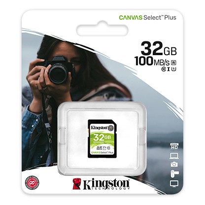 ภาพหน้าปกสินค้าKINGSTON SD Card Canvas Select Plus 32GB Class10 อ่าน 100MB/s (32GB-64GB) SDS2/32GB จากร้าน bigg1168 บน Shopee