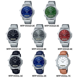 ภาพหน้าปกสินค้าCASIO นาฬิกาข้อผู้ชาย รุ่น MTP-VC01D, MTP-VC01L, MTP-VC01D-1E,MTP-VC01D-2E,MTP-VC01D-3E,MTP-VC01D-5E,MTP-VC01D-8E,MTP-VC01L-1E,MTP-VC01L-2E,MTP-VC01L-7E ที่เกี่ยวข้อง