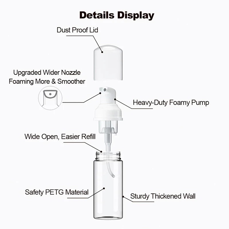 foaming-soap-dispenser-50ml-ขวดปั้มพลาสติก