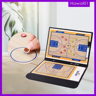 ภาพขนาดย่อของภาพหน้าปกสินค้า2-Sided Basketball Coaching Clipboard Kit with Dry Erase Coaches Board Strategy Match Plan Sporting Goods Basketball Coaching Board for Accessories จากร้าน hawal.th บน Shopee