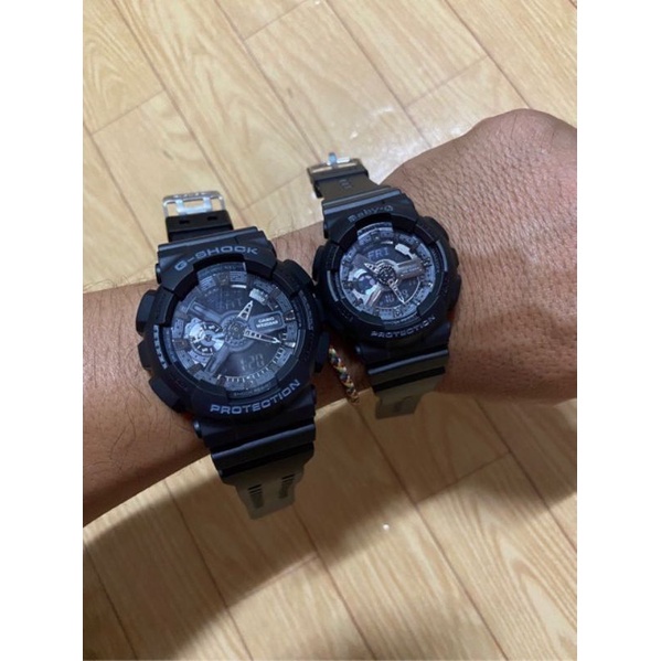 นาฬิกาข้อมือผู้หญิง-นาฬิกา-gshock-babyg-ดำล้วน-จะคู่หรือแยกเดี่ยวก็ได้ครับ