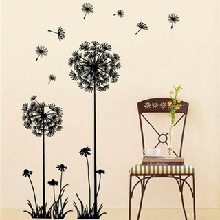 สติกเกอร์ติดผนังลายดอก Dandelion สำหรับตกแต่งบ้าน