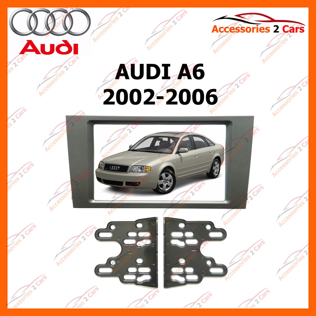 หน้ากากวิทยุรถยนต์-audi-a6-2-din-2002-2006-รหัส-nv-au-005