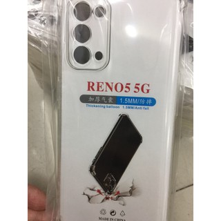 เคสใสกันกระแทก For Oppo  Reno5(5g)oppo Reno5pro(5