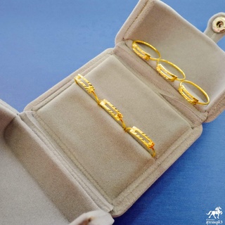 ภาพขนาดย่อของภาพหน้าปกสินค้าแหวนทองคำแท้ 0.6 กรัม ลายหัวโปร่งหน้ามน เกลี้ยง โปร่งรอบวง แถว2ชั้น ทองแท้ 96.5% มีใบรับประกัน โดยช่างฝีมือจากเยาวราช จากร้าน swpgold บน Shopee ภาพที่ 4