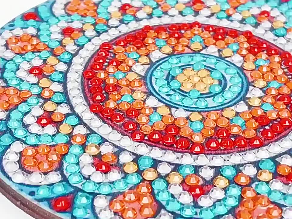 diy-diamond-painting-coasters-ที่รองแก้ว-ที่รองแก้ว-กันลื่น-แผ่นปูโต๊ะ-สร้างสรรค์-อาหารเย็น