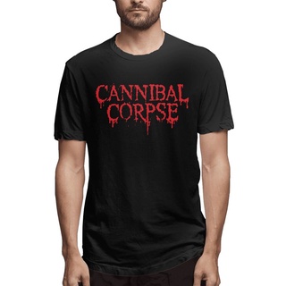 เสื้อยืด พิมพ์ลายโลโก้ Cannibal Corpse Nuovo Nero สวมใส่สบาย สําหรับผู้ชาย