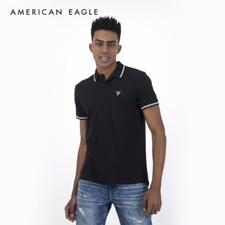 สินค้า American Eagle Slim Fit Pique Polo Shirt เสื้อโปโล ผู้ชาย ทรงสลิม (NMPO 018-9150-001)