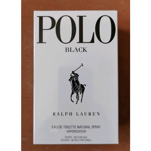 ralph-lauren-polo-black-edt-125ml-เทสเตอร์-กล่องขาว-ของแท้