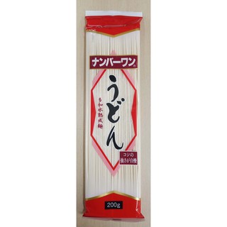 เส้นอูด้งแห้ง นัมเบอร์ วัน อูด้ง ตรานิชชิน ฟูดส์ 200 กรัม | Number One Udon (Nisshin Foods) 200 g.