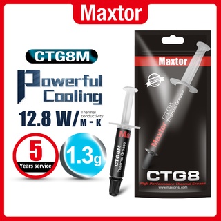 【ให้ออกไป 1g】Maxtor CPU ซิลิโคน CTG8 1.3g Thermal Paste Compound 12.8W/mk (Heat Sink Silicone)