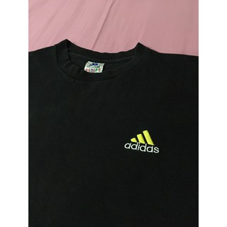 เสื้อยืดผ้าฝ้ายพิมพ์ลายขายดี เสื้อยืดมือสอง VINTAGE 90s ADIDAS Size L มือ2