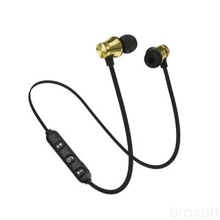 XT11 Magnetic Bluetooth 4.2 In-ear Headset Hands-free Noise Reduction Sports Running Wired Earphone Headphone[broxah]