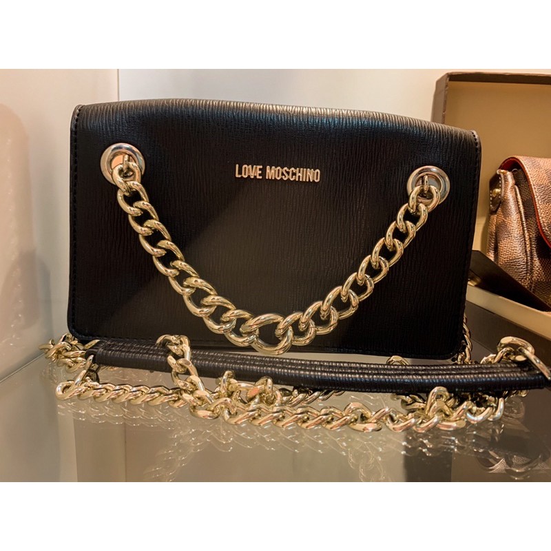 Sold Out [Used] Love Moschino Cross body Bag มอสคิโน่ครอสบอดี้ Shopee Thailand